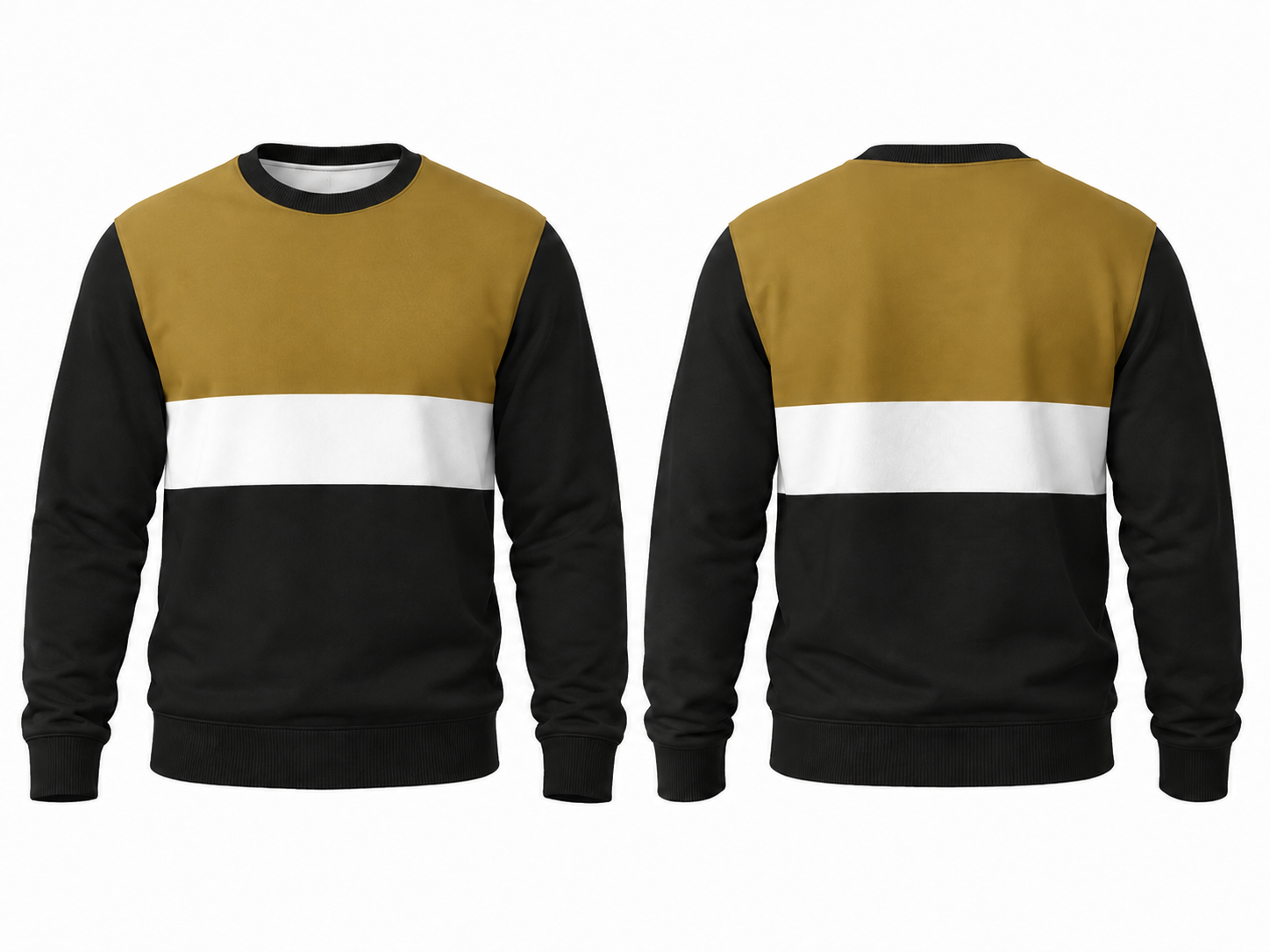 Crew Neck Sweatshirt — Cut and Sew