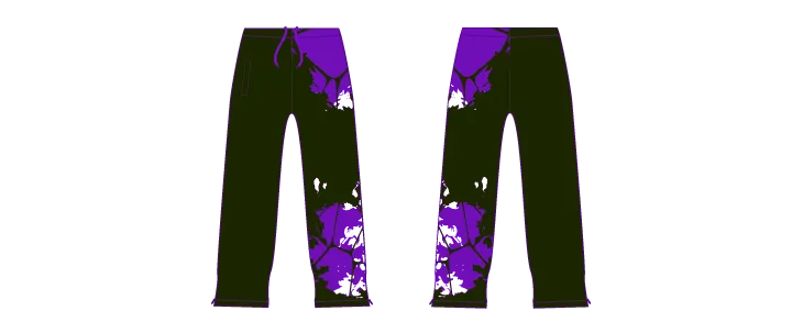 Sublimated Zip-Off Track Pants